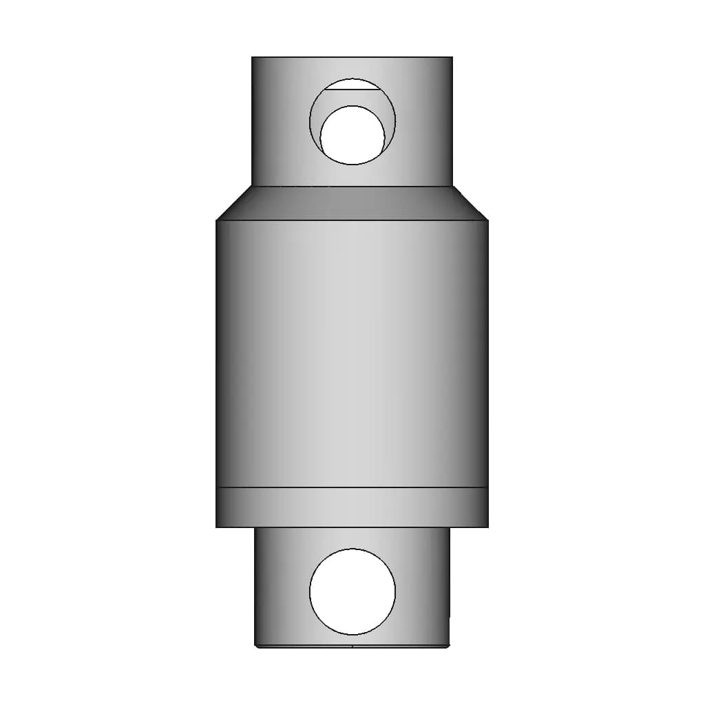 Pair 8Mm Banana Connector - Downloadable CAD Representation_0_0_degree_snapshot
