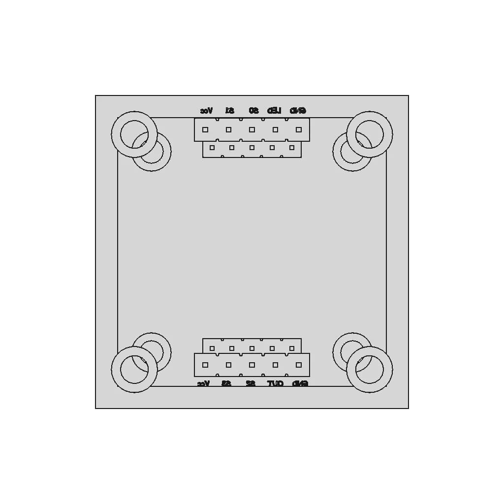 Tcs3200 Color Sensor Module | 3D Engineering Design File_0_270_degree_snapshot