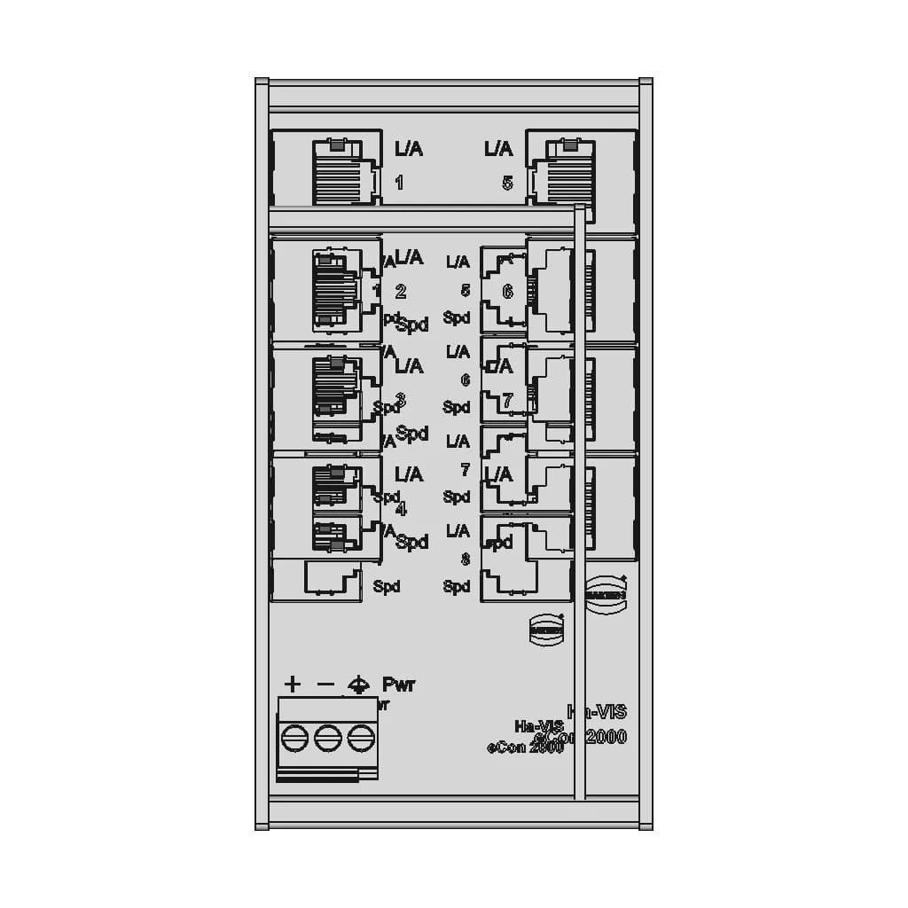 Ha-Vis Econ 2080Gbt-A (Harting) | High-Quality CAD Model_0_0_degree_snapshot