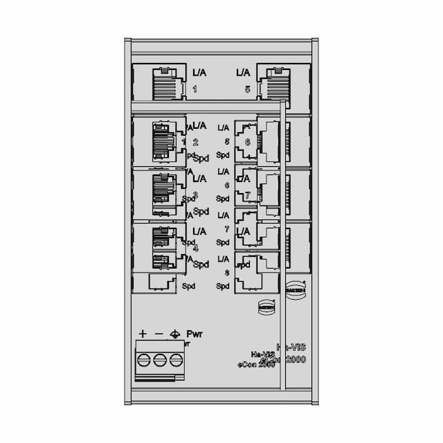 Ha-Vis Econ 2080Gbt-A (Harting) | High-Quality CAD Model