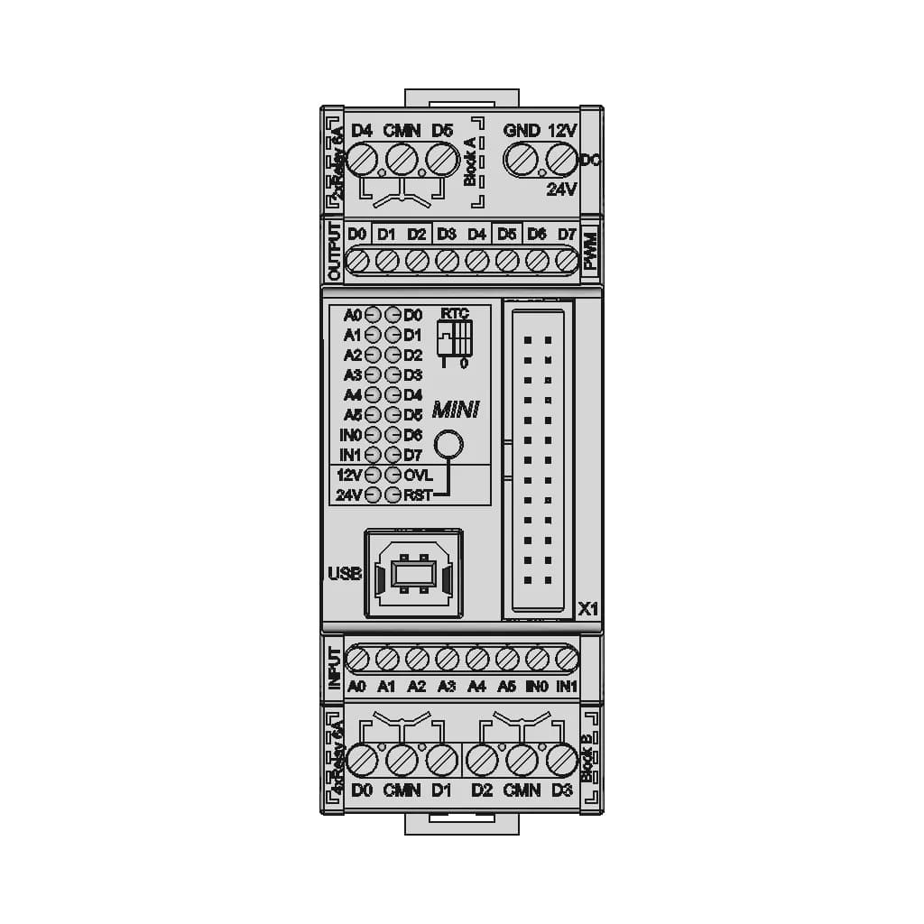 Controllino Mini (100-000-00) - Downloadable CAD Representation_0_0_degree_snapshot