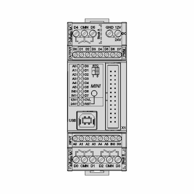Controllino Mini (100-000-00) - Downloadable CAD Representation