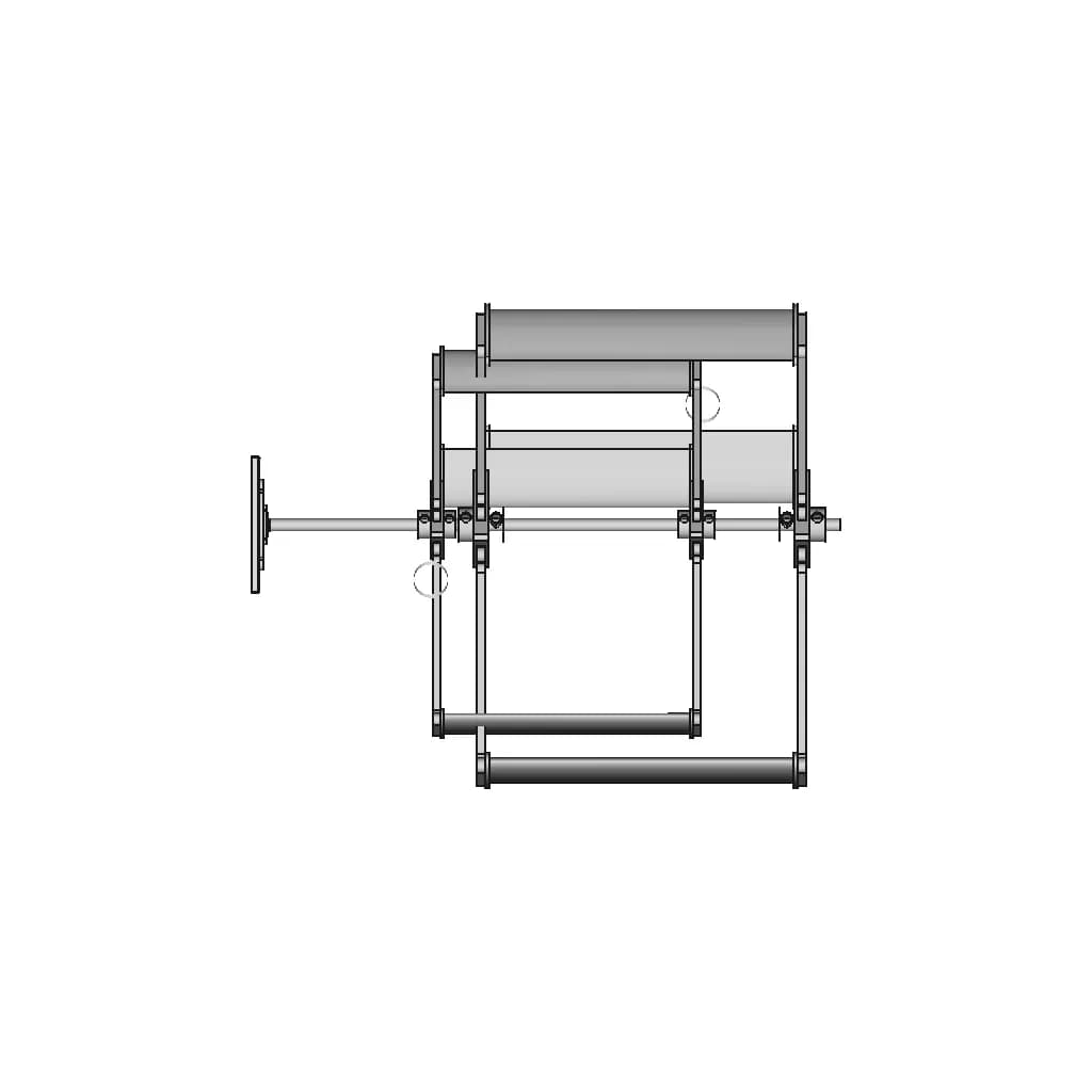 Darrius And H-Rotor Vertical Axis Wind Turbine - Standard Mechanical Component_0_270_degree_snapshot