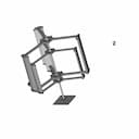 Darrius And H-Rotor Vertical Axis Wind Turbine - Standard Mechanical Component_60_30_degree_snapshot