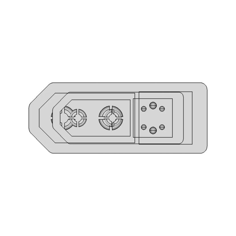 Amass Xt60 2+4 M | High-Quality CAD Model