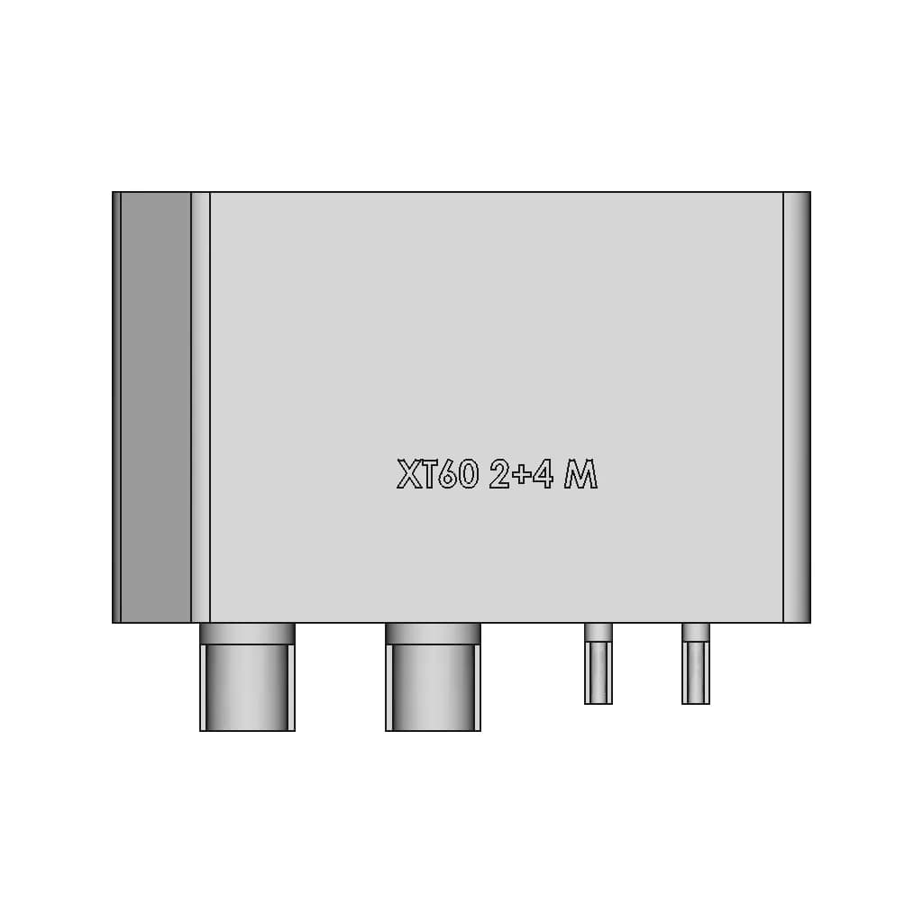 Amass Xt60 2+4 M | High-Quality CAD Model_90_0_degree_snapshot