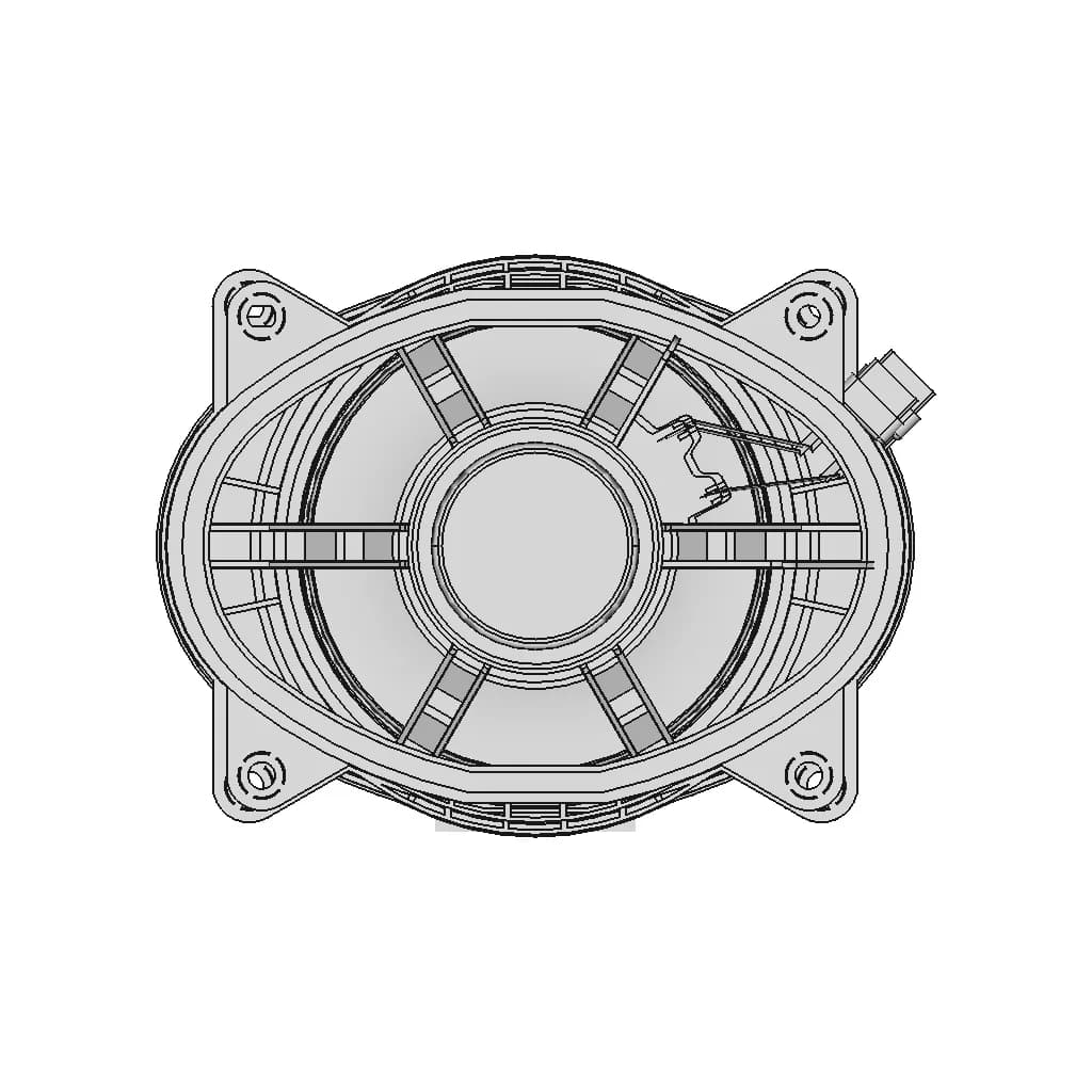 Car Speaker Ovel Shape - Standard Mechanical Component_0_0_degree_snapshot