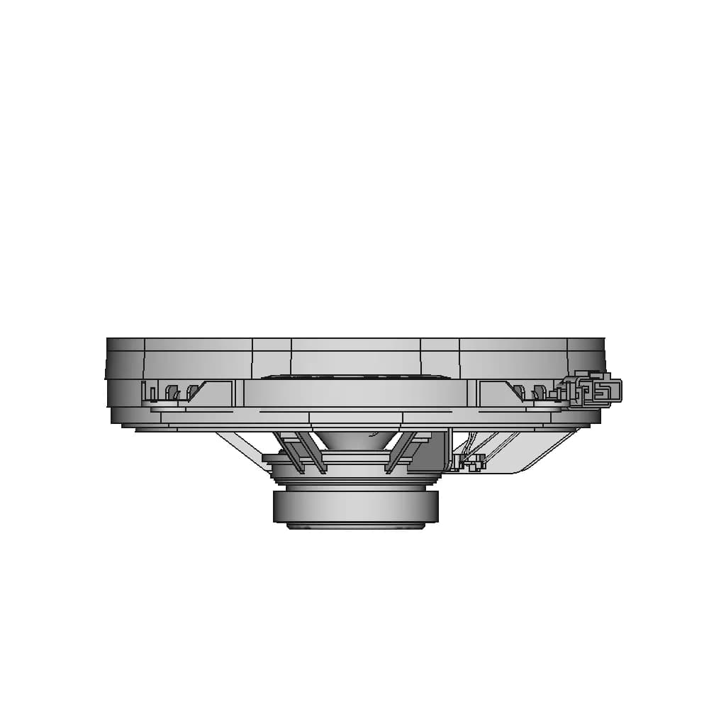 Car Speaker Ovel Shape - Standard Mechanical Component_270_0_degree_snapshot