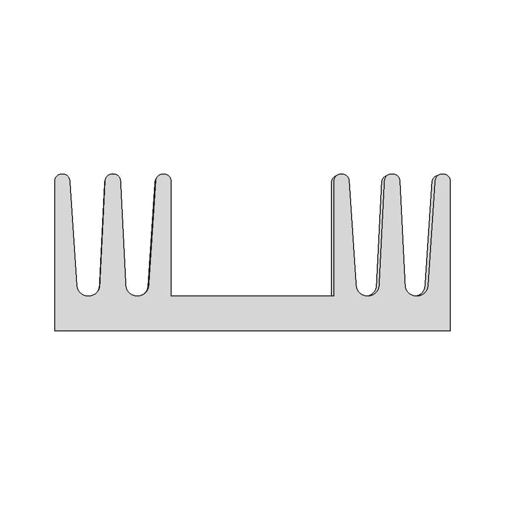 Heat Sink / Kühlkörper | High-Quality CAD Model_0_0_degree_snapshot