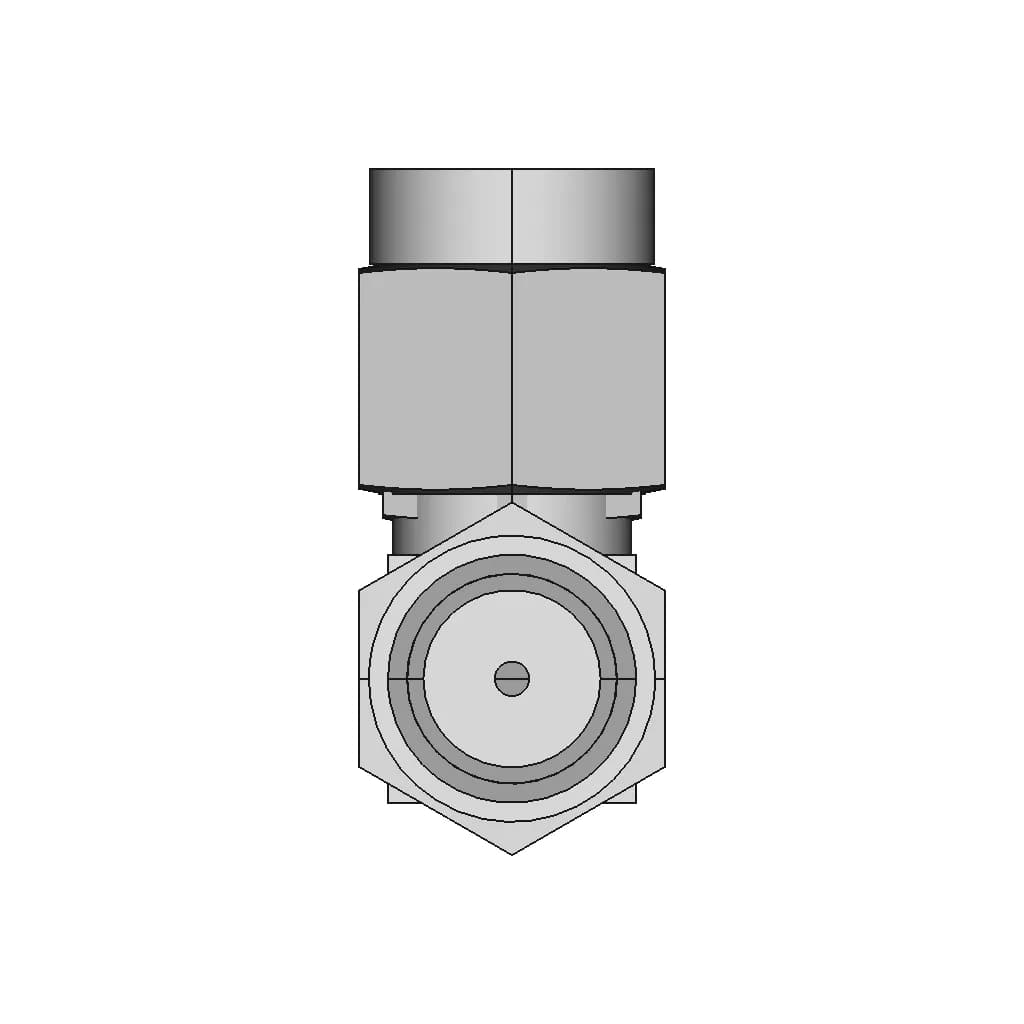 Sma Male To Sma Male 90 Degree Connector - Standard Mechanical Component_0_0_degree_snapshot