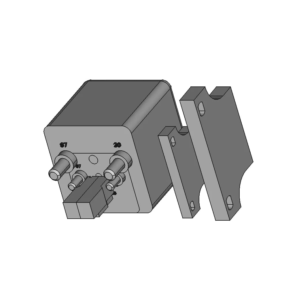 Wehrle 13 450 100 Rele | High-Quality CAD Model_60_30_degree_snapshot