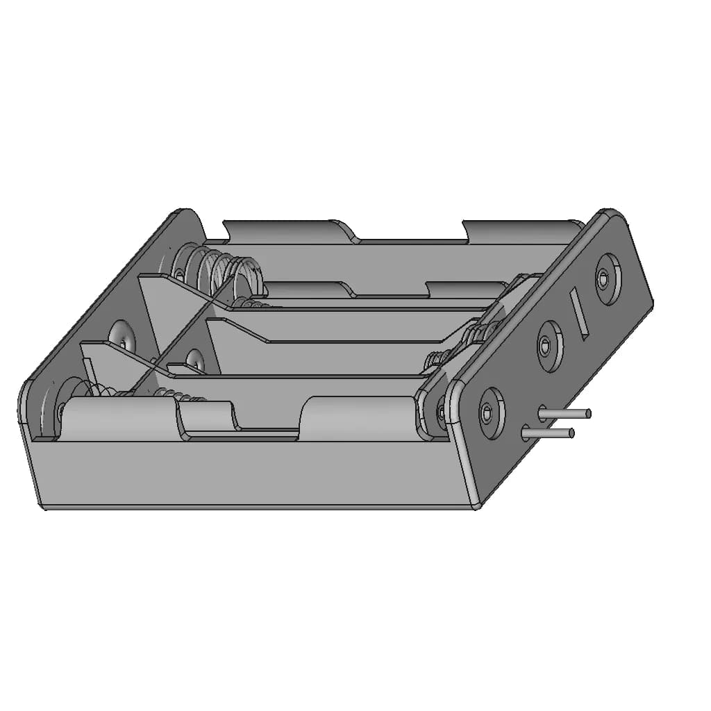 Battery Case For 3 18650 Lion - Standard Mechanical Component_60_30_degree_snapshot