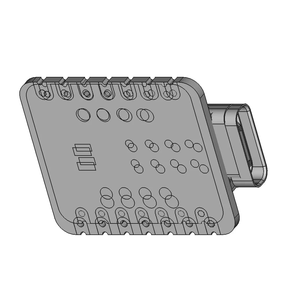 Seeed Studio Xiao Mg24 | High-Quality CAD Model_60_30_degree_snapshot