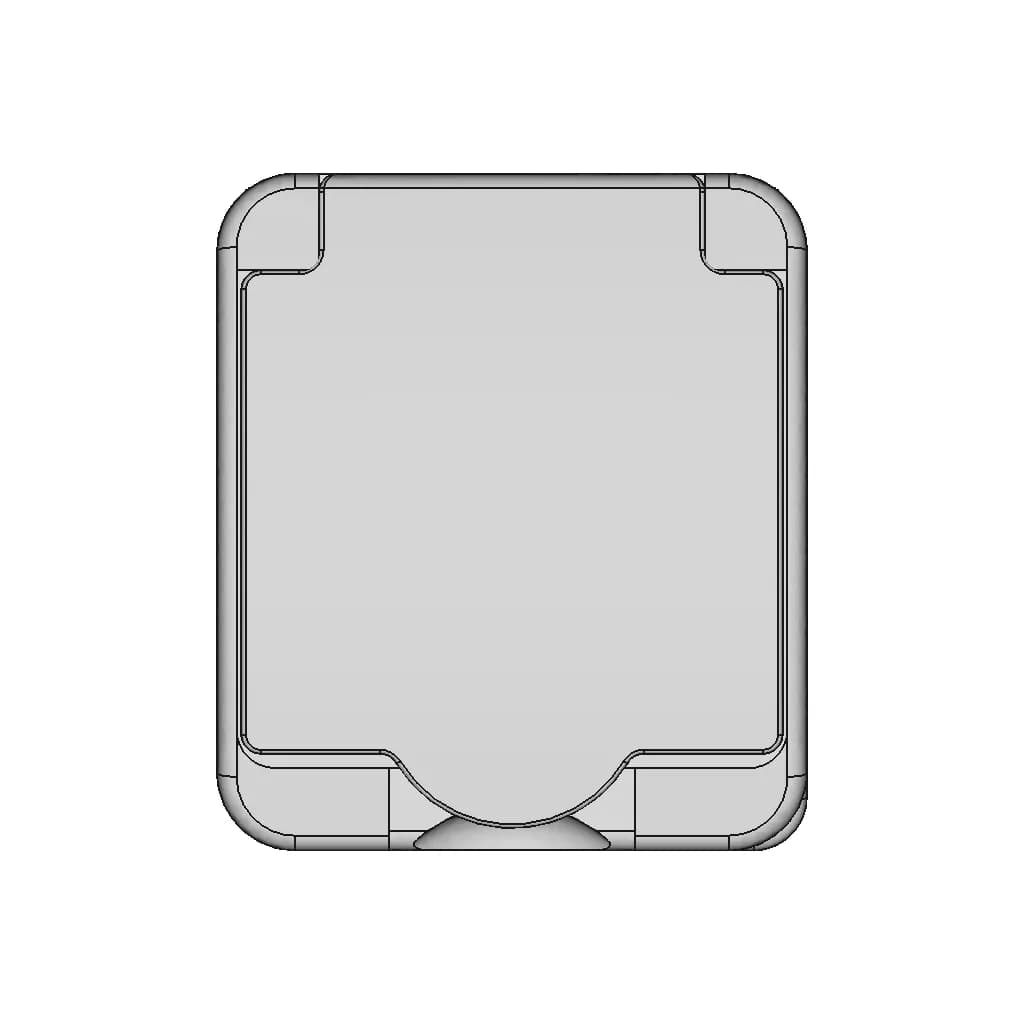 220V Power Socket With A Cover - Standard Mechanical Component_270_0_degree_snapshot