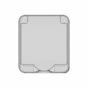 220V Power Socket With A Cover - Standard Mechanical Component_270_0_degree_snapshot