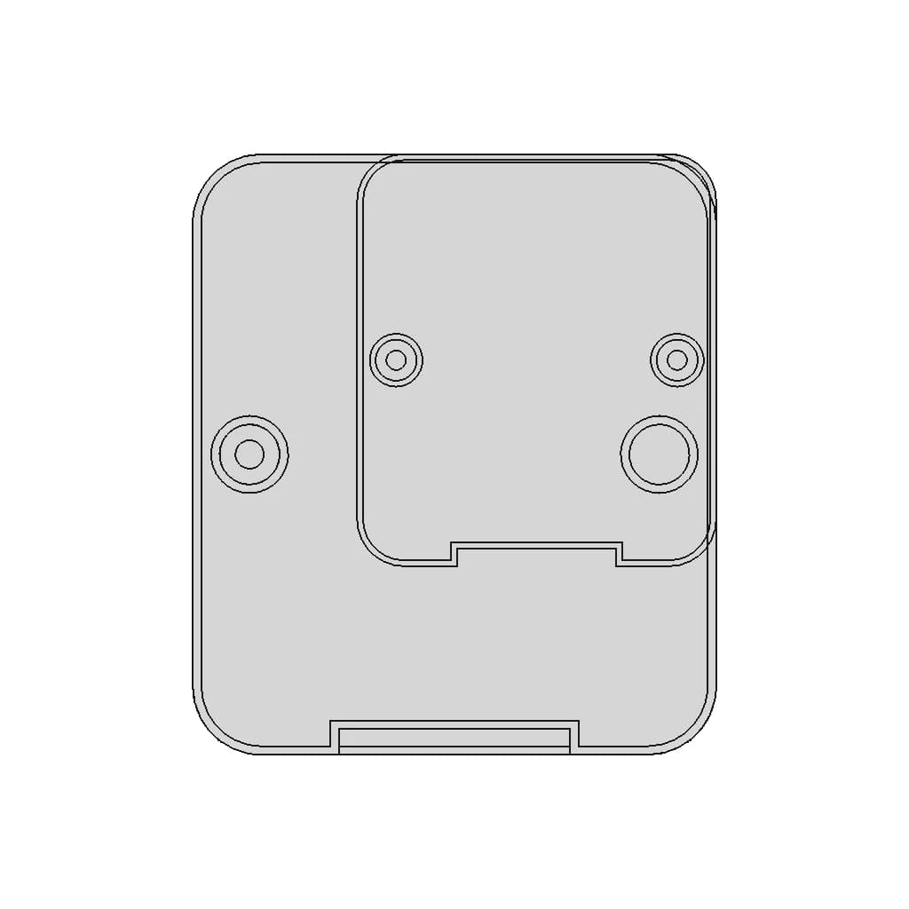 220V Power Socket With A Cover - Standard Mechanical Component_90_0_degree_snapshot