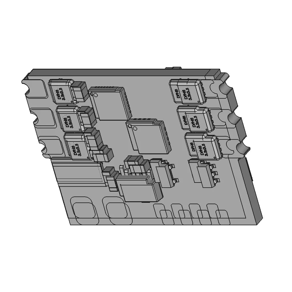 Repeat Am32 Dual Brushless Drive Esc | High-Quality CAD Model_60_30_degree_snapshot