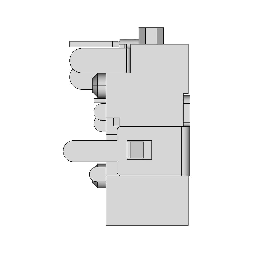 Dc-011 Barrel Jack Connectors (2.5Mm*0.7Mm) - Standard Mechanical Component_0_270_degree_snapshot