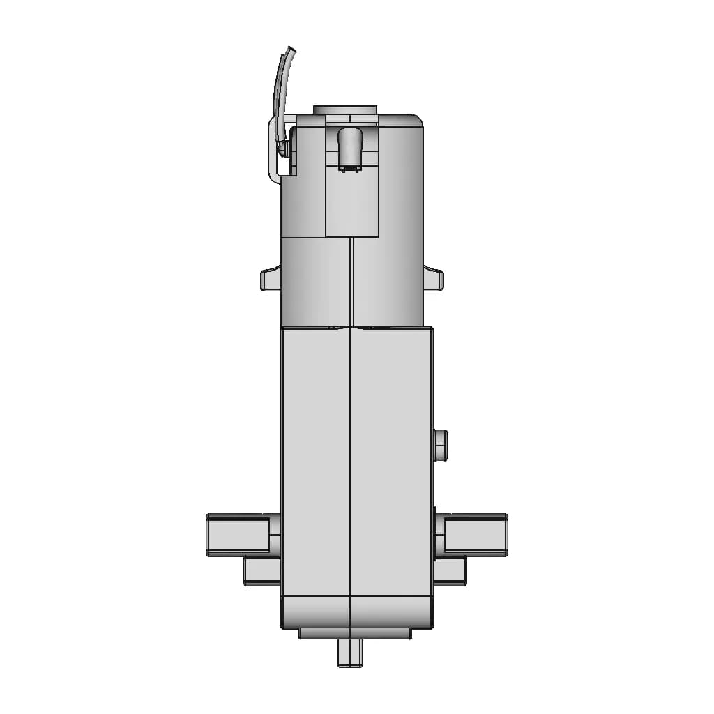 Dc Geared Motor - Biaxial - Standard Mechanical Component_90_0_degree_snapshot