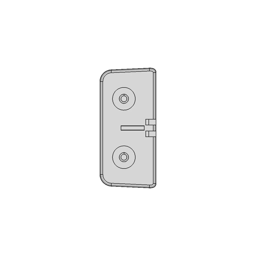 Battery Case For 2 18650 Lion | High-Quality CAD Model_0_90_degree_snapshot