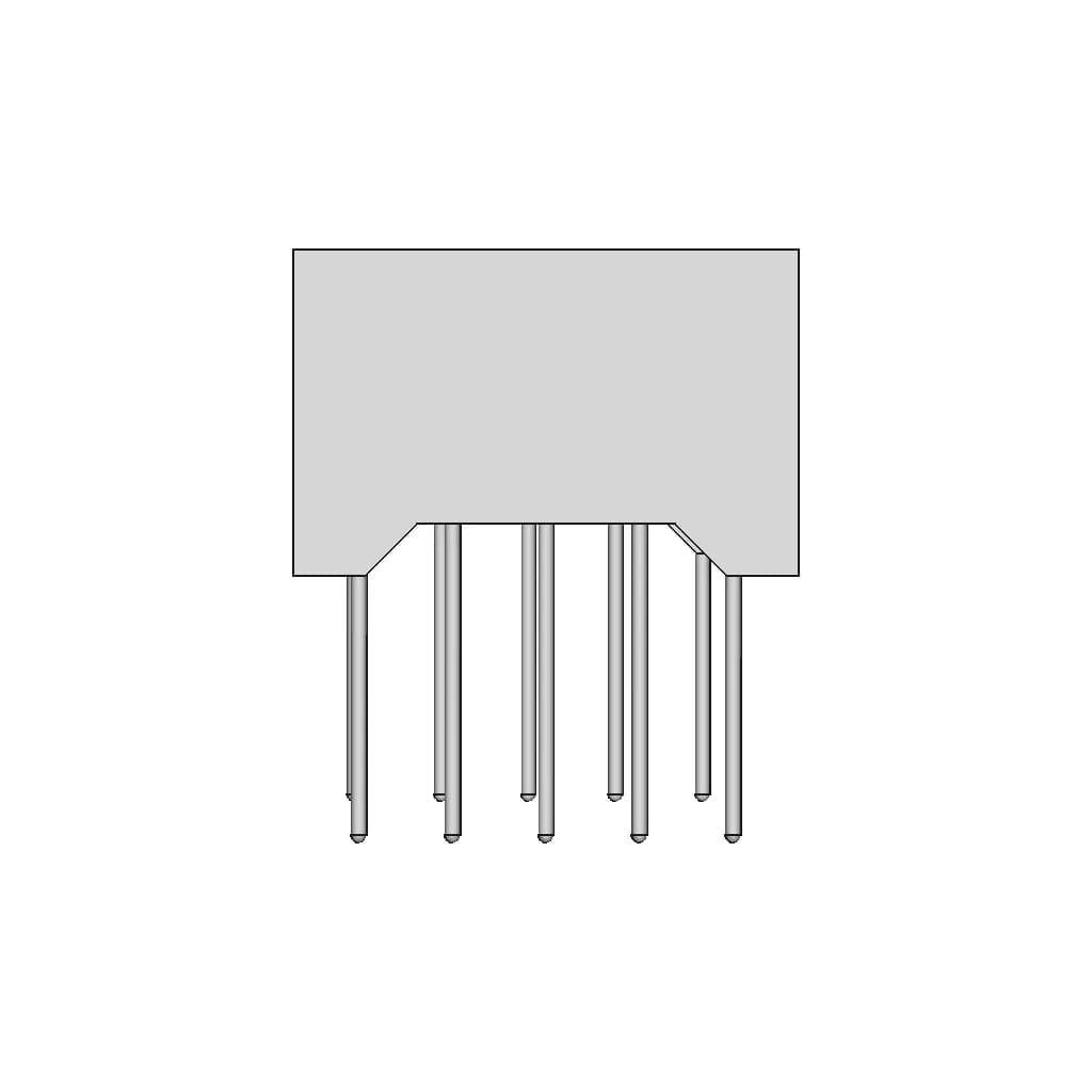 7 Segment Display 5161As | High-Quality CAD Model_270_0_degree_snapshot