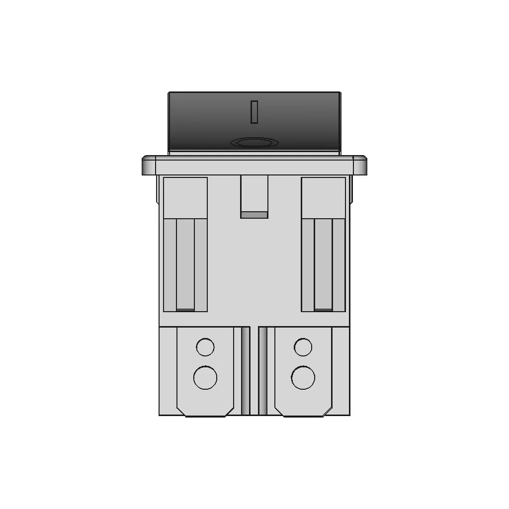 Power Switch R59-5Brbt2-G Switronic | High-Quality CAD Model_90_0_degree_snapshot
