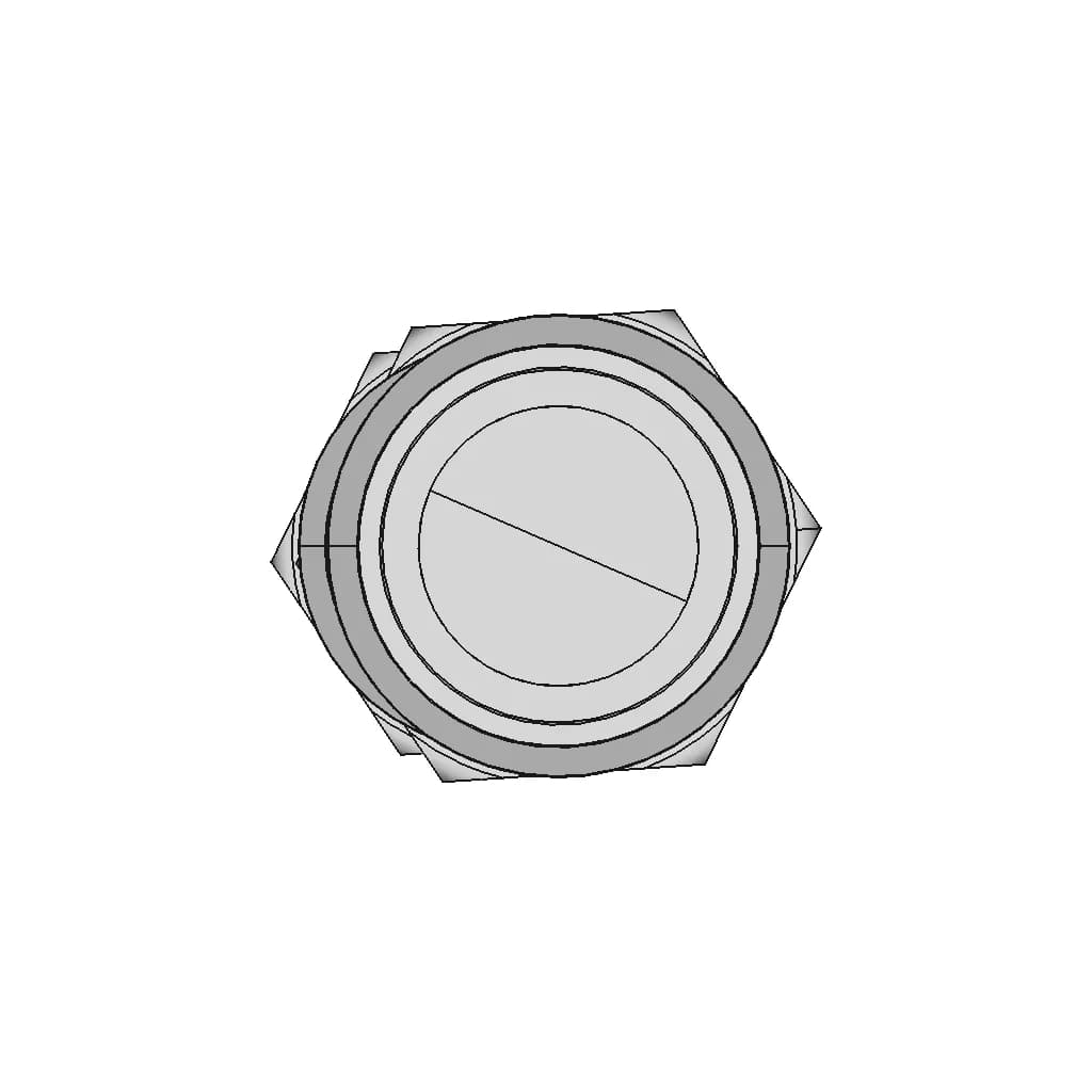 16Mm Anti Vandal Switch 24W Green | 3D Engineering Design File_0_270_degree_snapshot