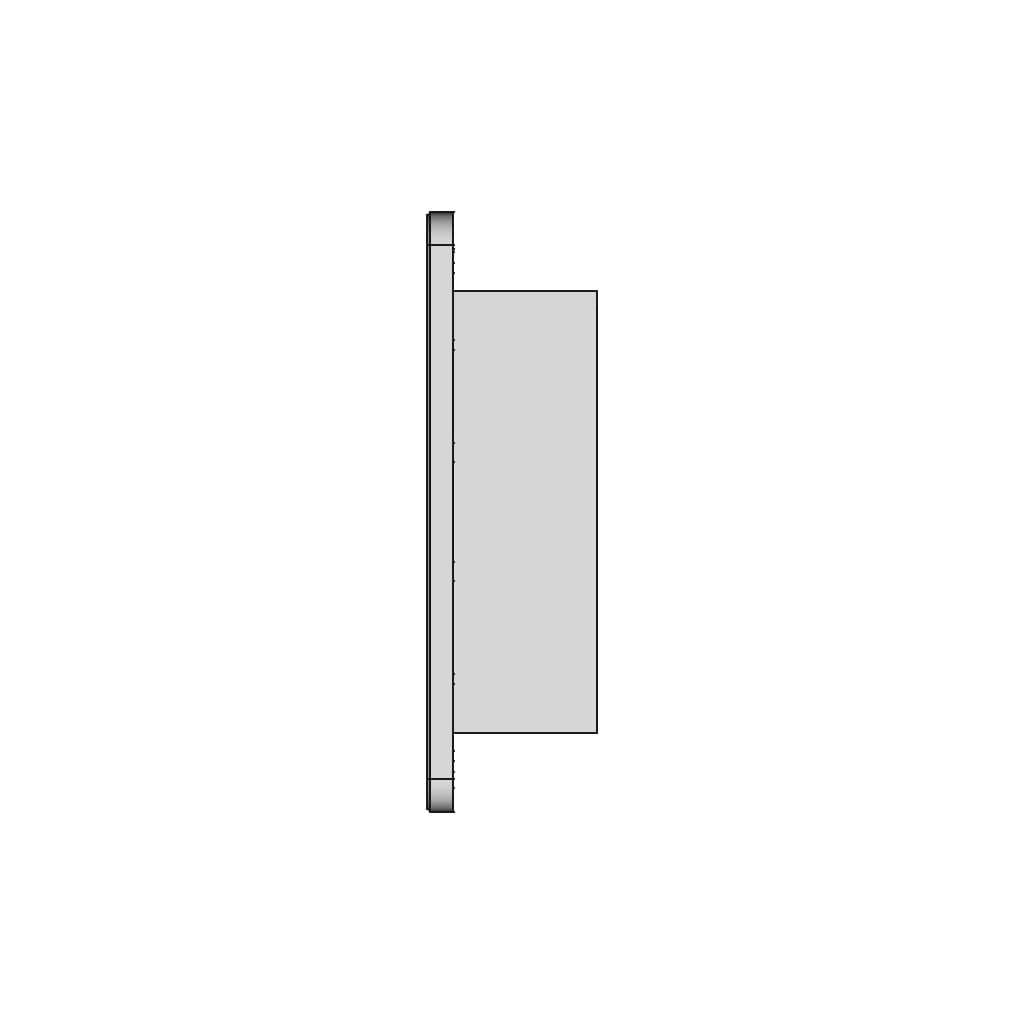11 Inch Amoled Wall Mount Brackets | 3D Engineering Design File_0_90_degree_snapshot