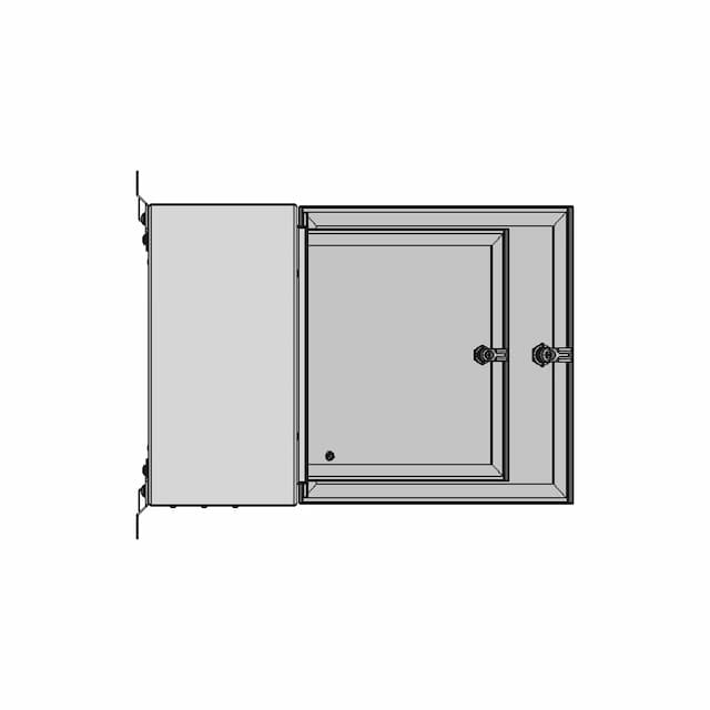 Nema- 4 16X16X8.65 Electrical Enclosure - Downloadable CAD Representation