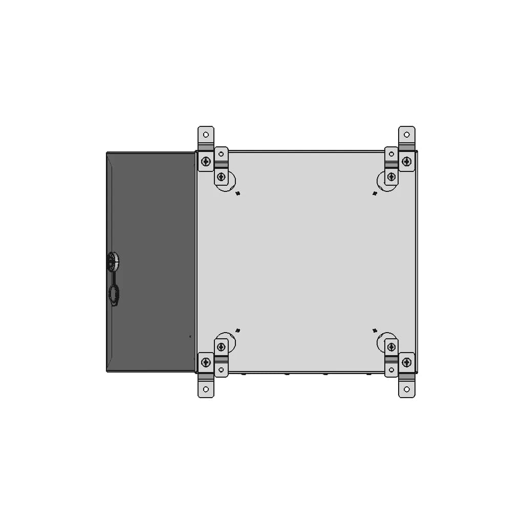 Nema- 4 16X16X8.65 Electrical Enclosure - Downloadable CAD Representation_0_270_degree_snapshot