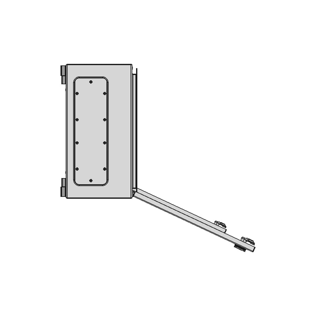 Nema- 4 16X16X8.65 Electrical Enclosure - Downloadable CAD Representation_90_0_degree_snapshot