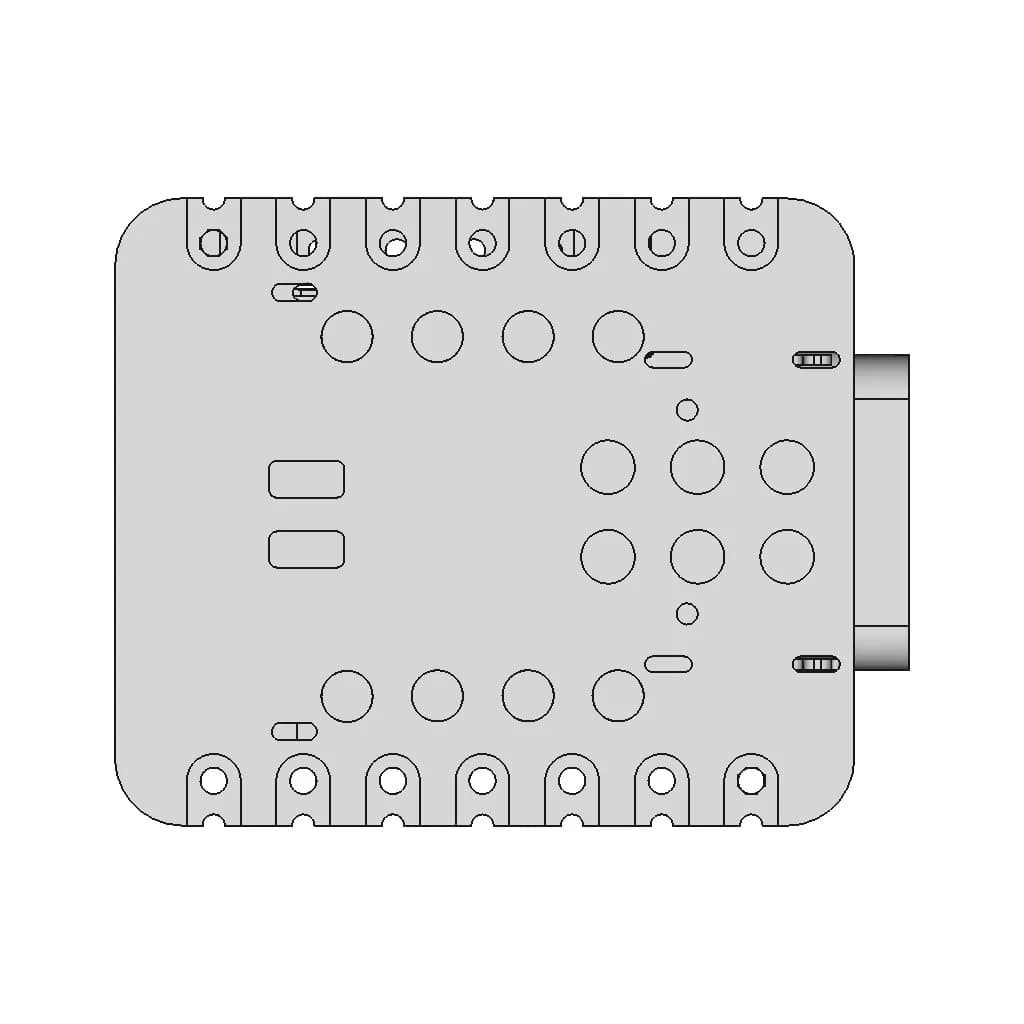 Seeed Studio Xiao Ra4M1 - Downloadable CAD Representation_90_0_degree_snapshot