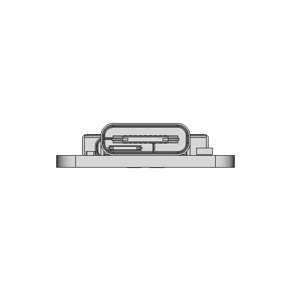 Seeed Studio Xiao Nrf52840 Plus | 3D Engineering Design File_0_90_degree_snapshot
