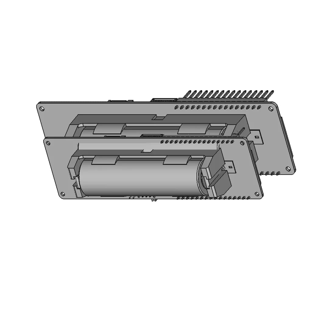Lilygo 7080-S3 | High-Quality CAD Model_60_30_degree_snapshot