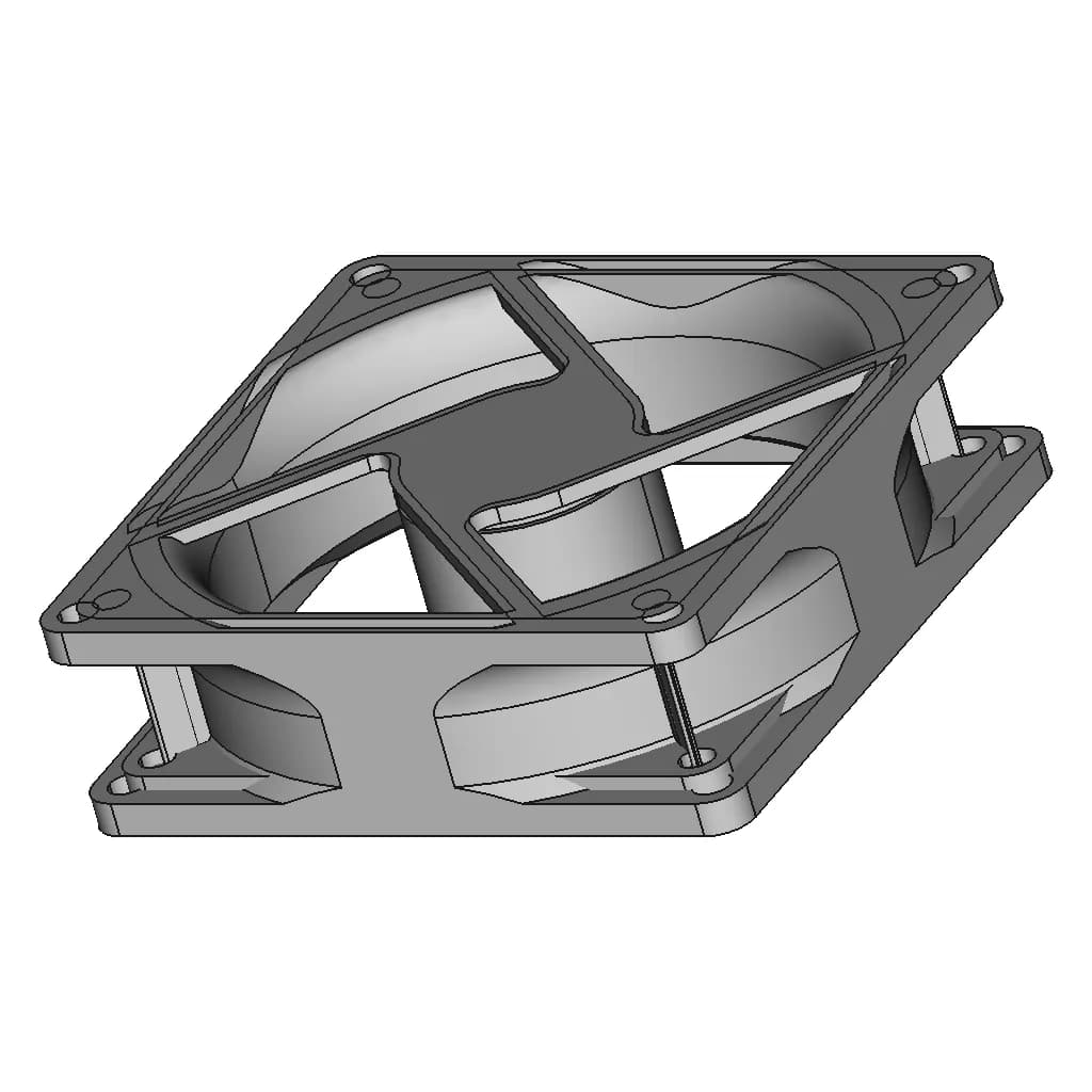 80Mm Case Fan - Downloadable CAD Representation_60_30_degree_snapshot