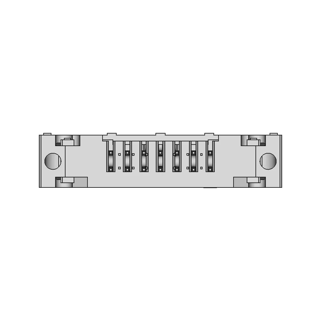 Scm-14 (Ds1011-14S)/(Idcc-14Ms) Type Connector - Standard Mechanical Component_270_0_degree_snapshot