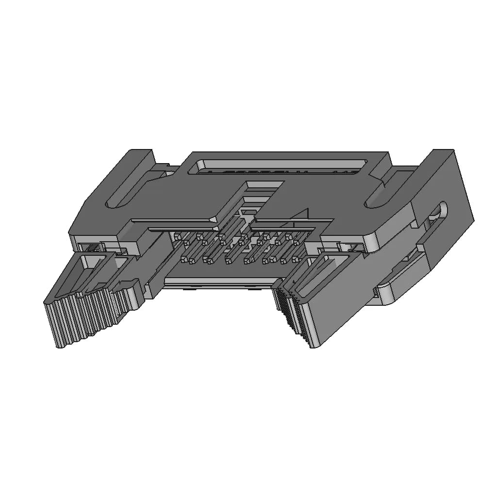 Scm-14 (Ds1011-14S)/(Idcc-14Ms) Type Connector - Standard Mechanical Component_60_30_degree_snapshot