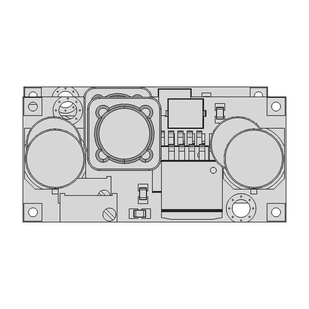 Lm2596-Dc-Dc-Buck-Converter-Module | 3D Engineering Design File_270_0_degree_snapshot