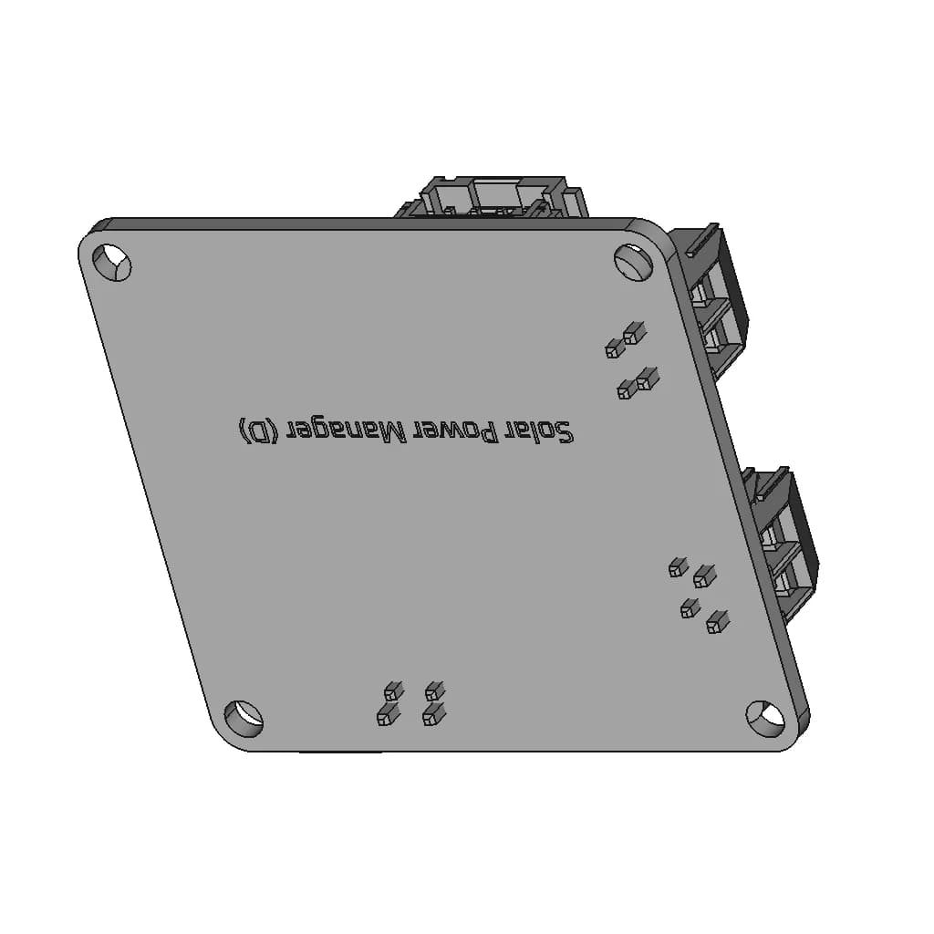 Waveshare Solar Power Manager (D) - Downloadable CAD Representation_60_30_degree_snapshot