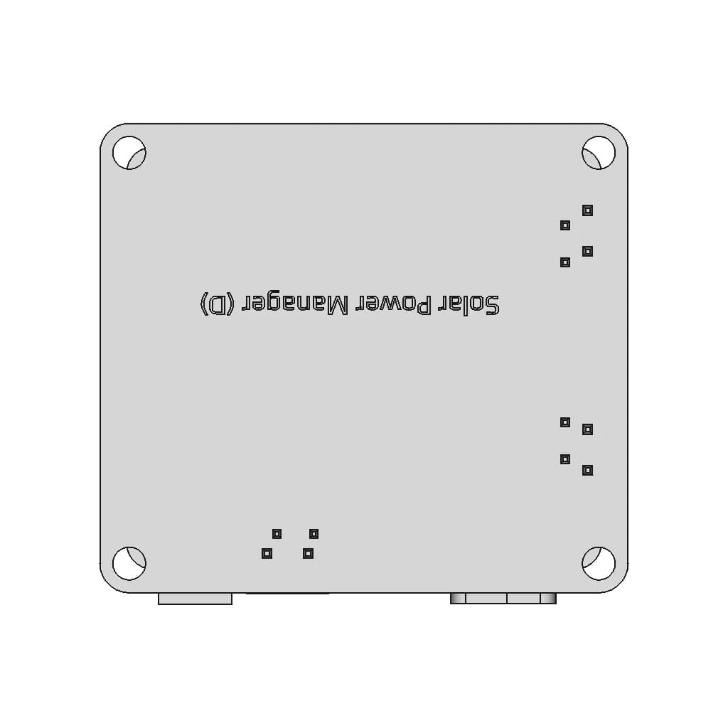 Waveshare Solar Power Manager (D) - Downloadable CAD Representation_90_0_degree_snapshot