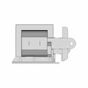 Dormeyer 120 Vac 60 Hz Solenoid (2005-M-1) | High-Quality CAD Model_0_90_degree_snapshot