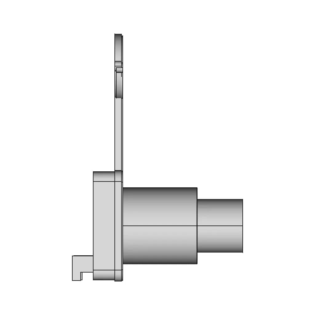 Rj45 Connector - Downloadable CAD Representation_0_90_degree_snapshot