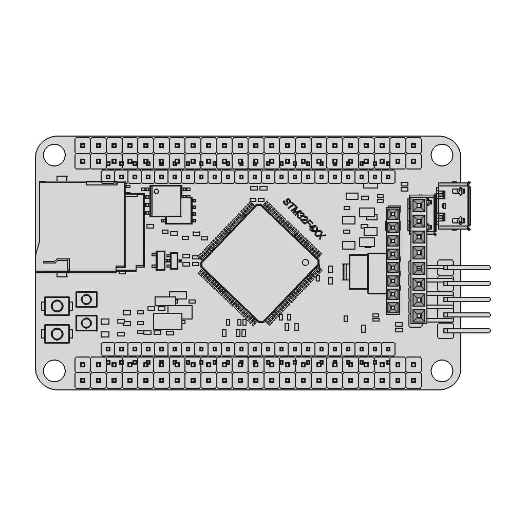 Stm32F407 Vet6 - Standard Mechanical Component_0_0_degree_snapshot