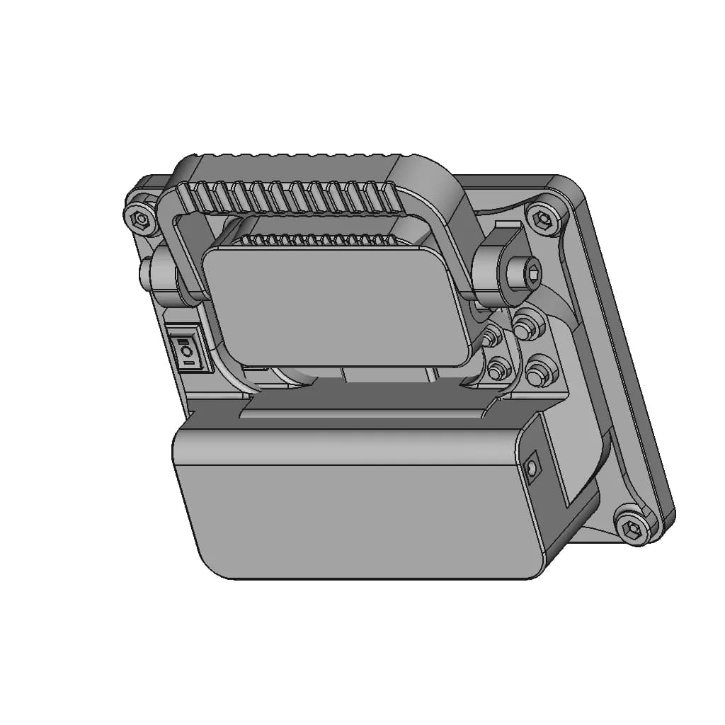 Diy Searchlight - Downloadable CAD Representation_60_30_degree_snapshot