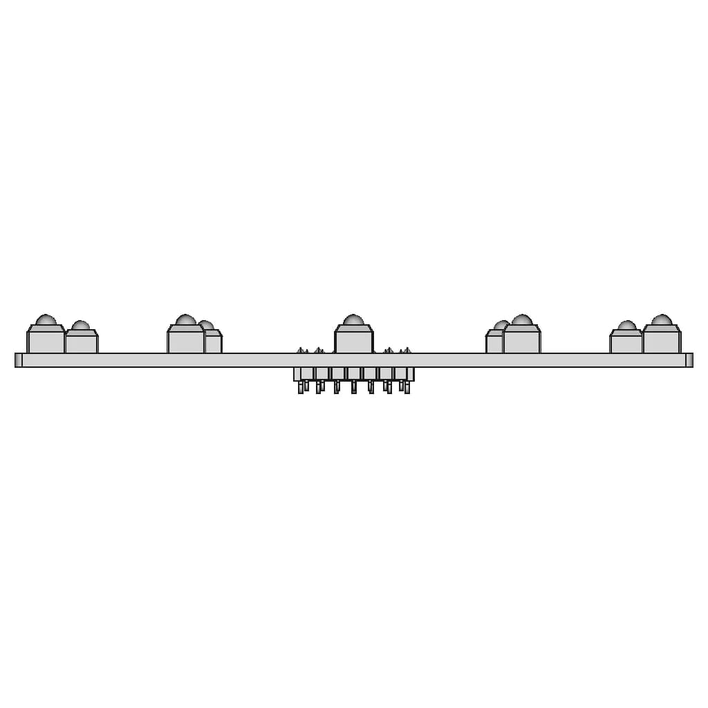 5 Channel Ir Sensor Array - Downloadable CAD Representation_0_0_degree_snapshot