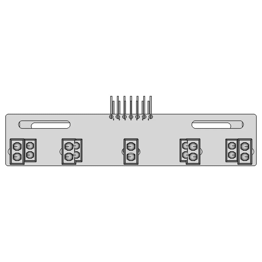 5 Channel Ir Sensor Array - Downloadable CAD Representation_270_0_degree_snapshot