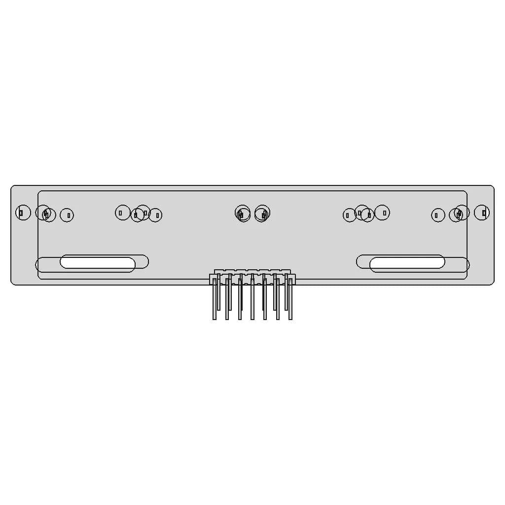 5 Channel Ir Sensor Array - Downloadable CAD Representation_90_0_degree_snapshot