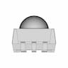 Irm5042B,Sltp312S,Chq0038S Ir Receiver,38Khz，红外接收头 | High-Quality CAD Model_0_0_degree_snapshot