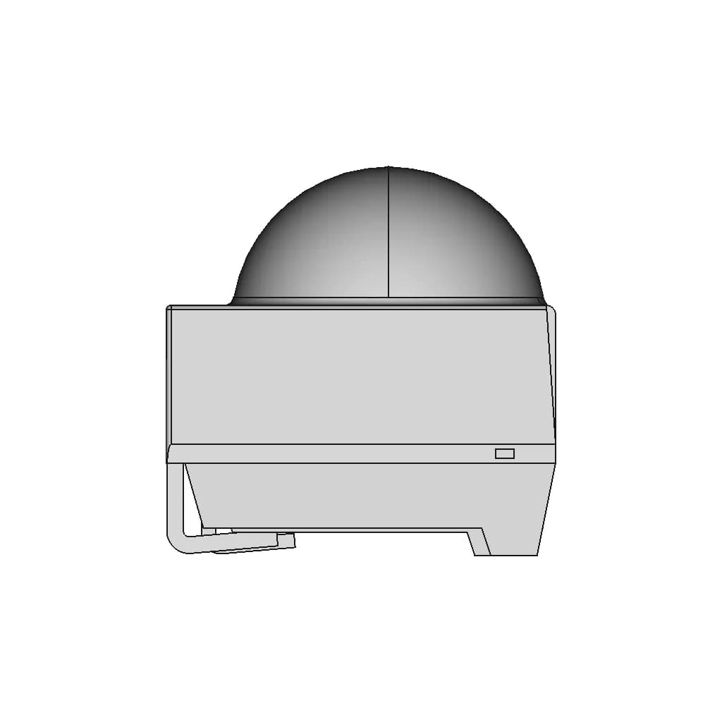 Irm5042B,Sltp312S,Chq0038S Ir Receiver,38Khz，红外接收头 | High-Quality CAD Model_0_90_degree_snapshot