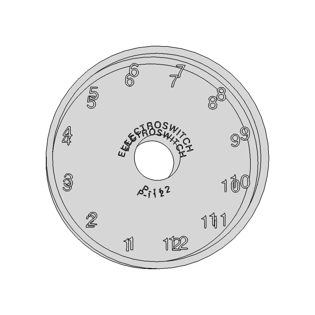 P112 - Dial Plate | 3D Engineering Design File_0_0_degree_snapshot